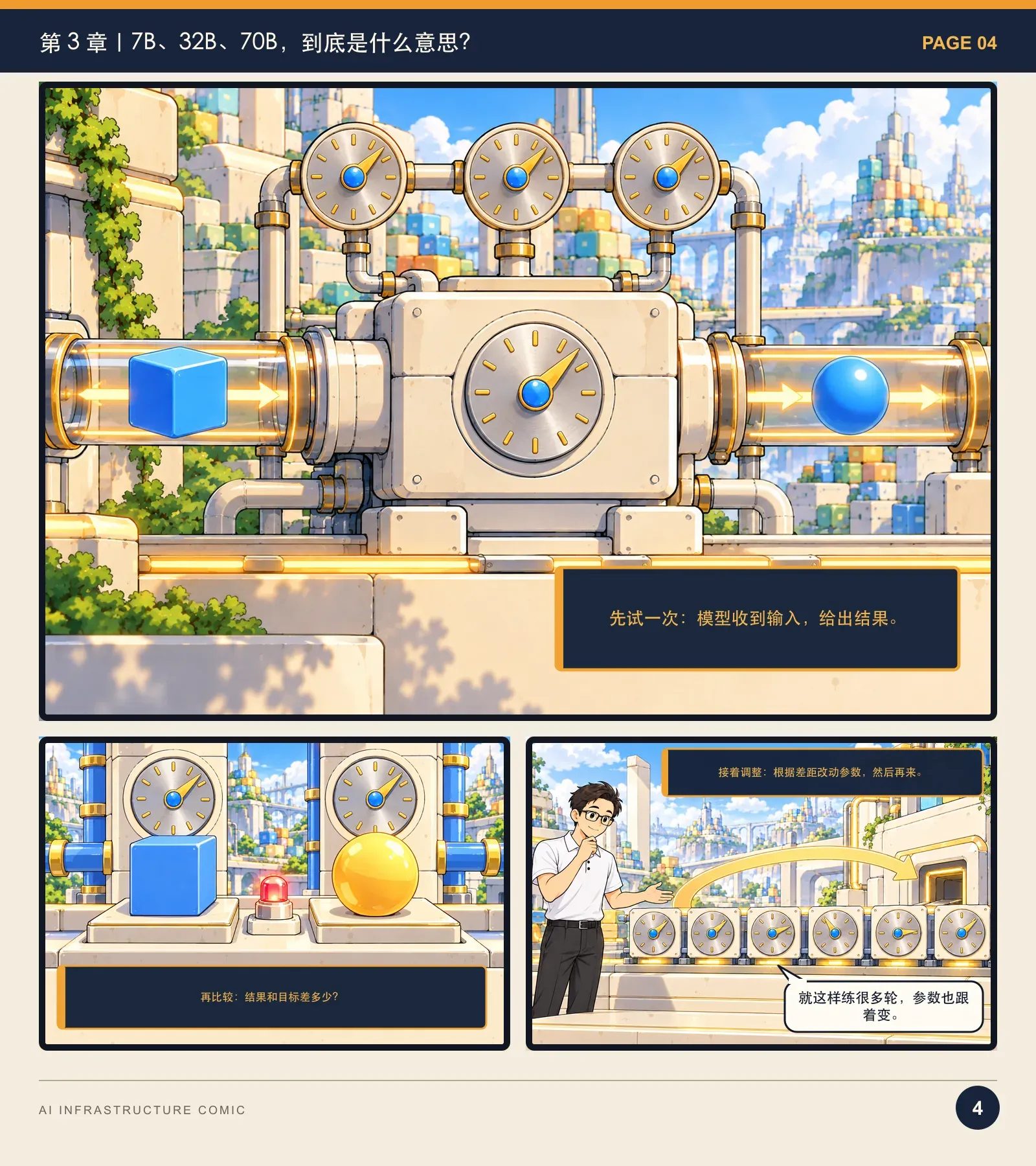 模型为什么跑不起来？——漫画读懂 AI Infra · 第 4 页