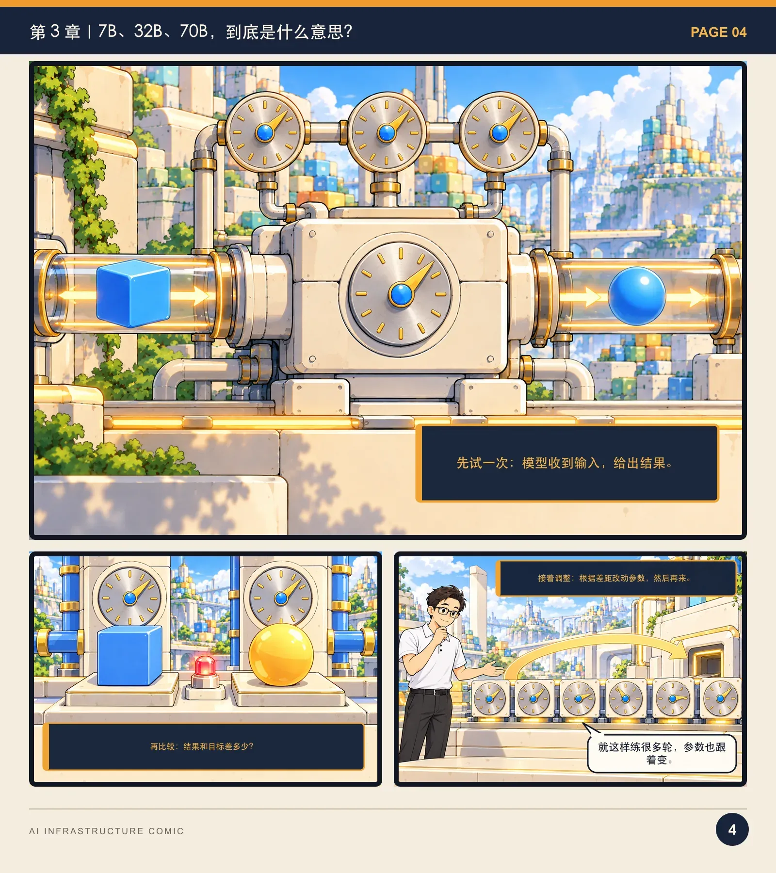 模型为什么跑不起来？——漫画读懂 AI Infra · 第 4 页