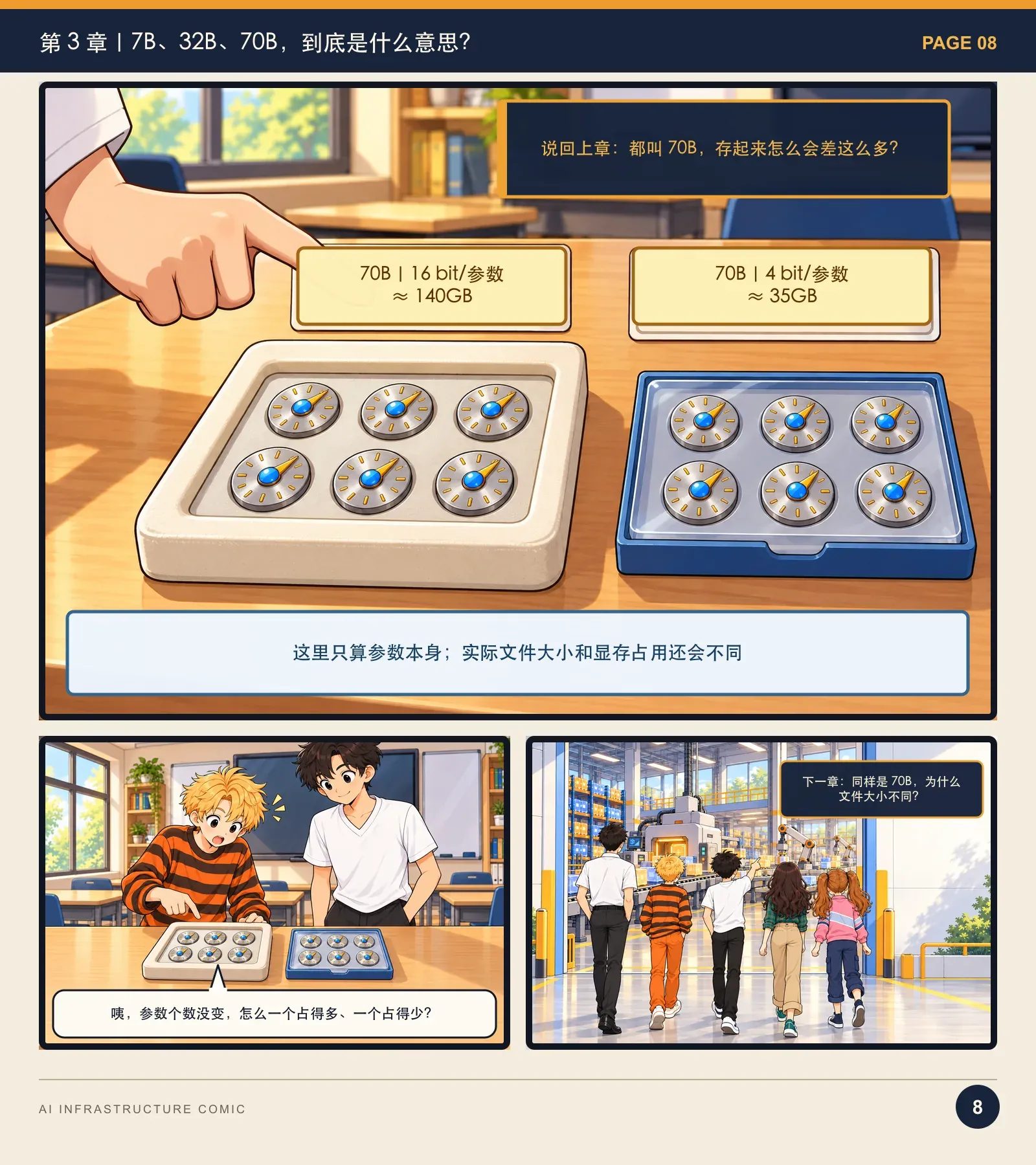 模型为什么跑不起来？——漫画读懂 AI Infra · 第 8 页