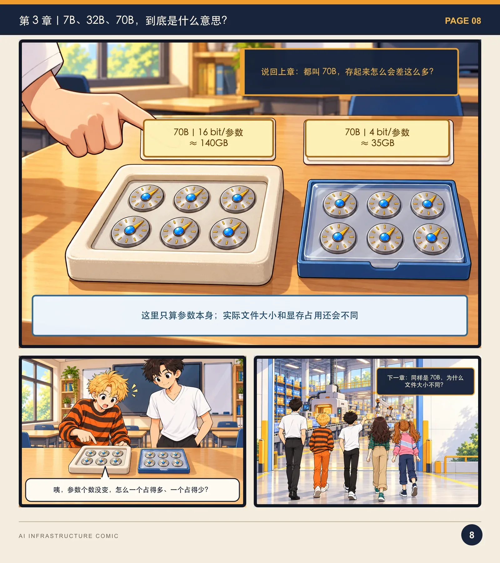 模型为什么跑不起来？——漫画读懂 AI Infra · 第 8 页