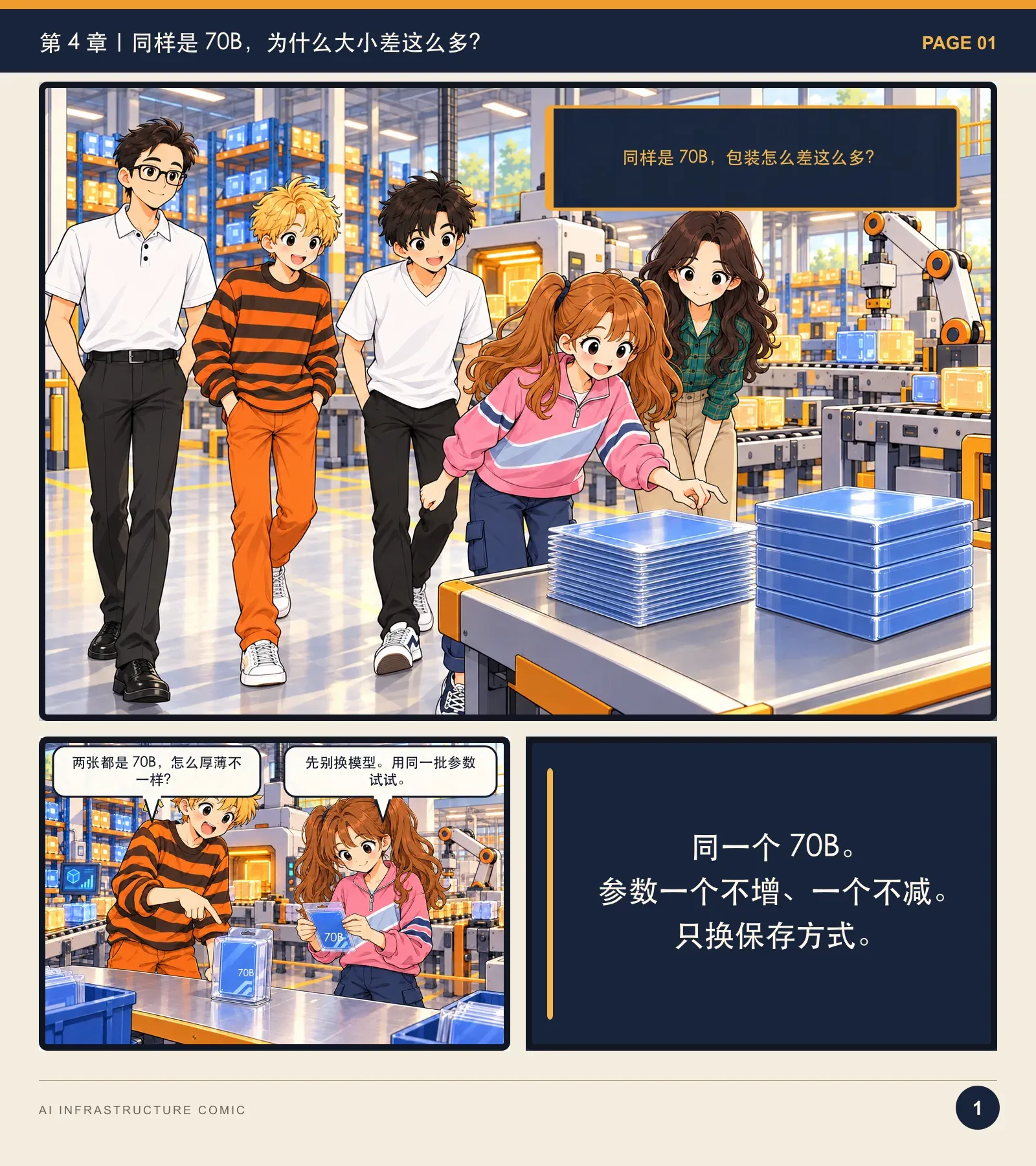 模型为什么跑不起来？——漫画读懂 AI Infra · 第 1 页