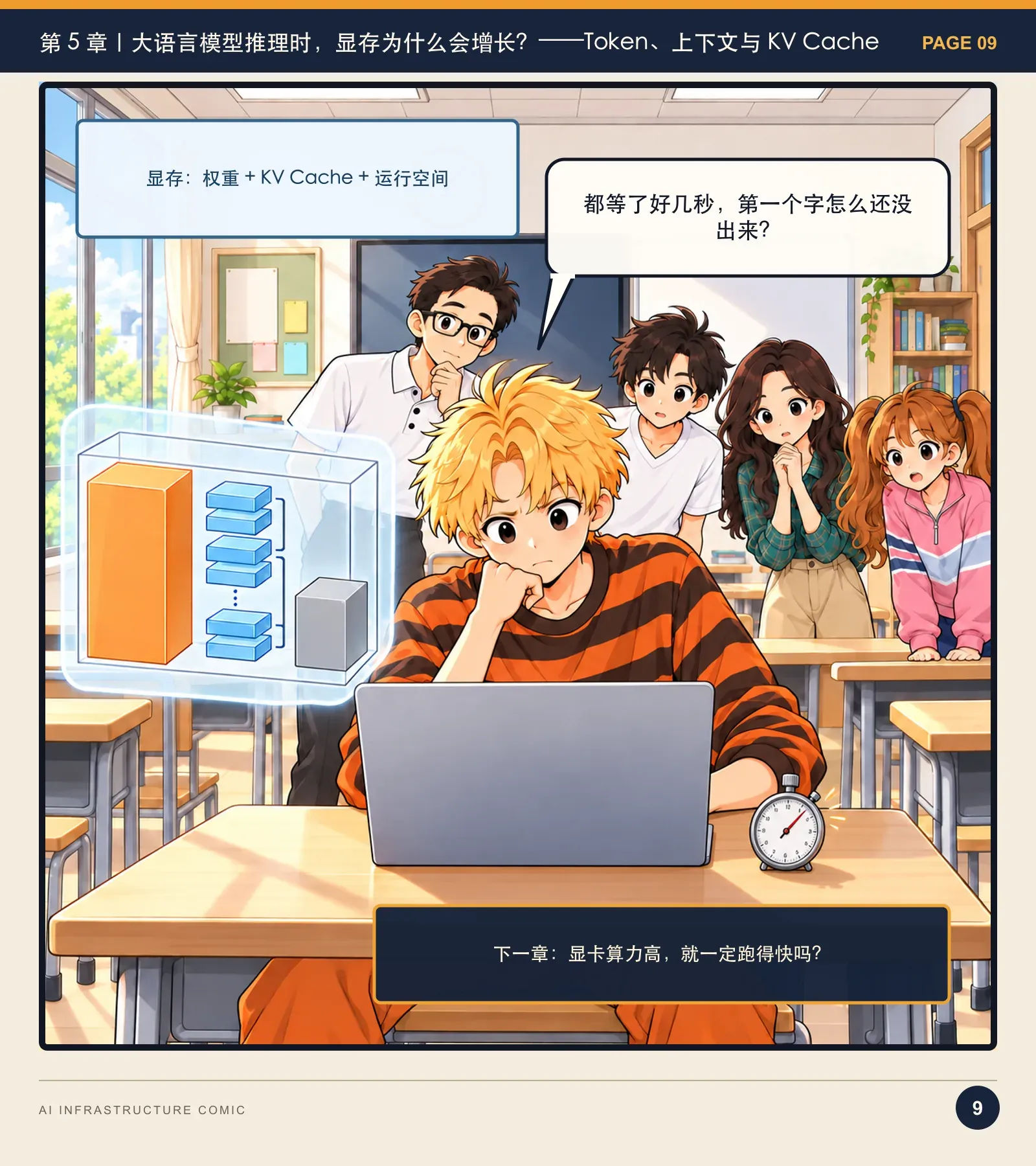模型为什么跑不起来？——漫画读懂 AI Infra · 第 9 页
